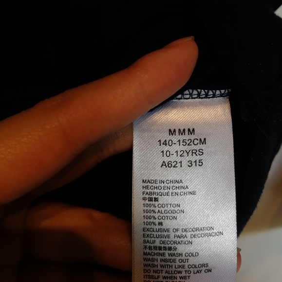 CONVERSE Boys Long Sleeve Logo Graphic T Shirt 100% Cotton Medium NWT - Picture 6 of 7